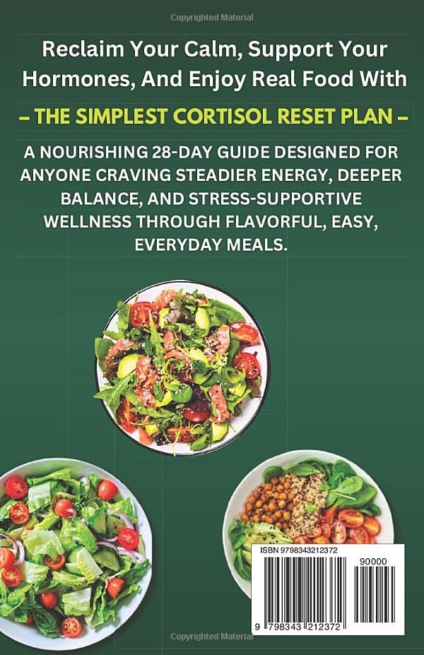 Cortisol Detox Diet Plan: 28-Day Blueprint for Hormone Balance, Stress Relief, and Lasting Wellness with Easy, Delicious Recipes - Image 2