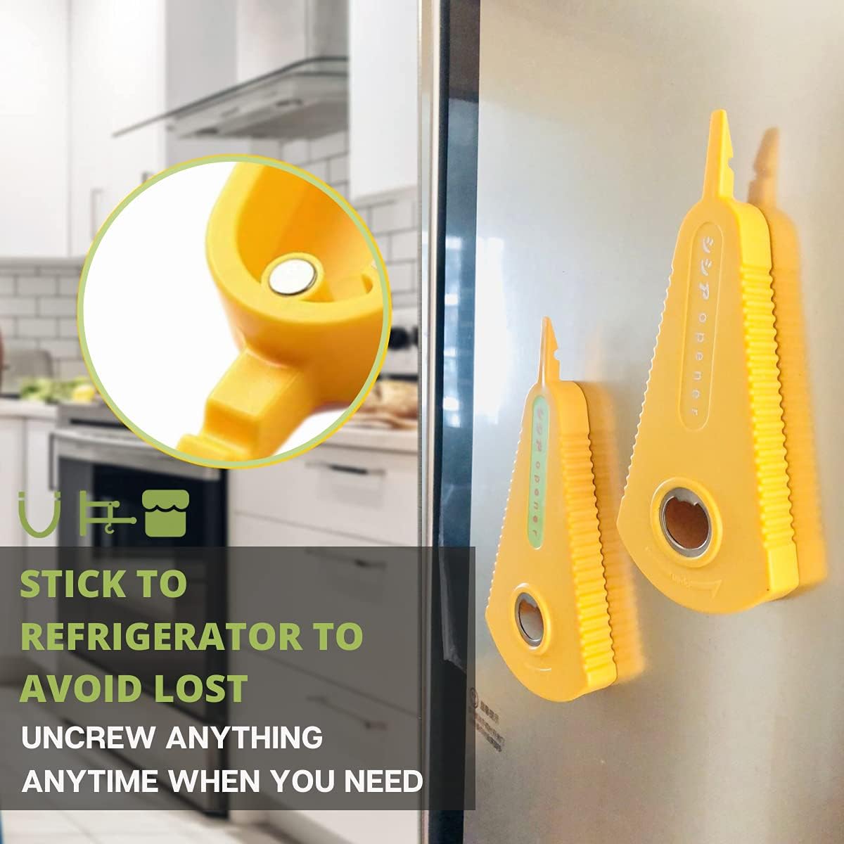 Jar Opener for Weak Hands Jar Opener for Seniors with Arthritis 6-in-1 Multi-Functional Jar Opener Gripper Bottle Opener for Arthritic Hands