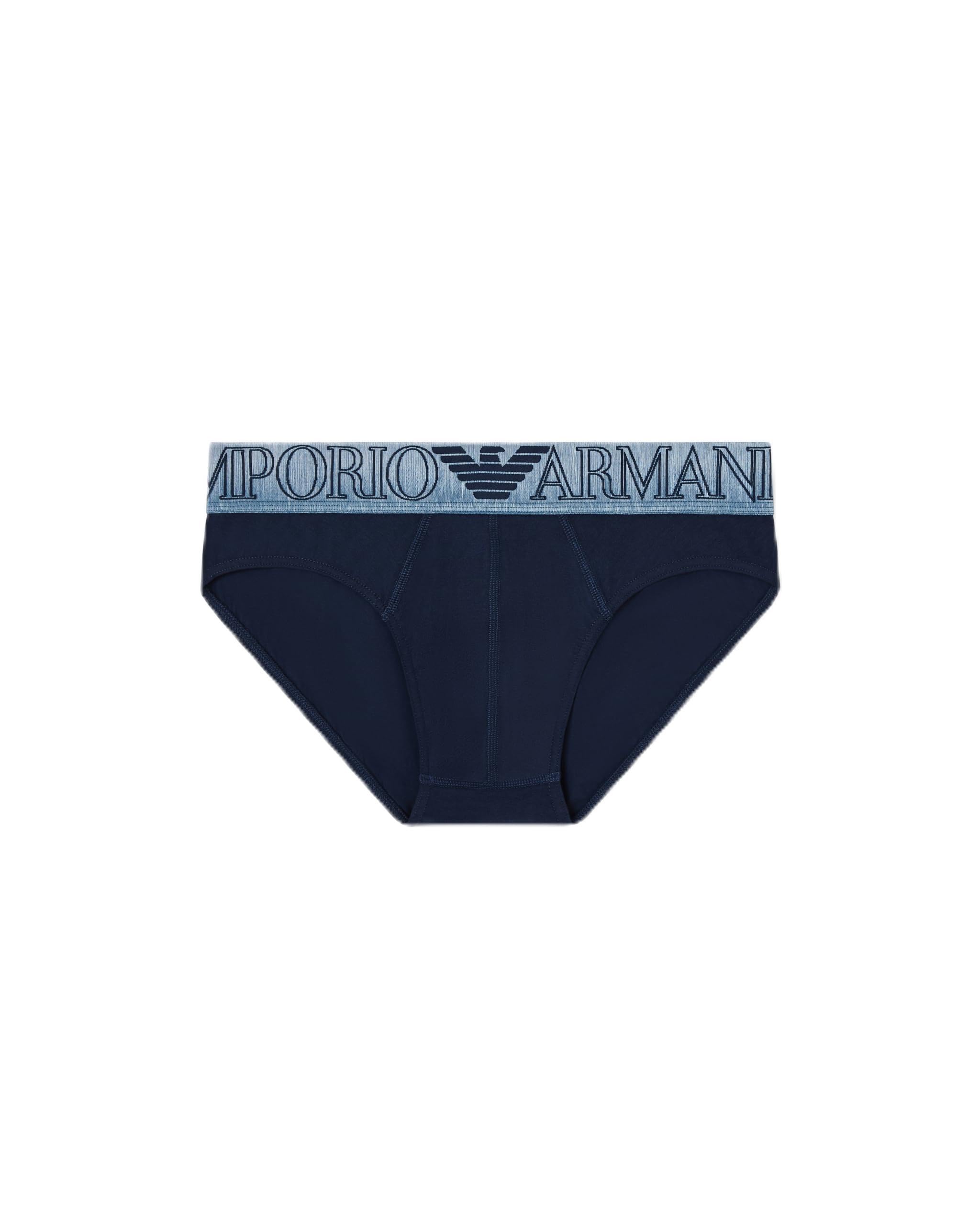 EMPORIO ARMANI Men's MEGALOGO Brief Blue M