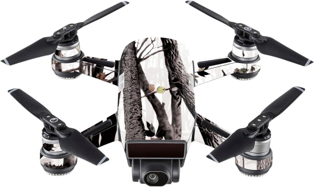 MightySkins Skin Compatible with DJI Spark Mini - Artic Camo | Protective, Durable, and Unique Vinyl Decal wrap Cover | Easy to Apply, Remove, and Change Styles | Made in The USA