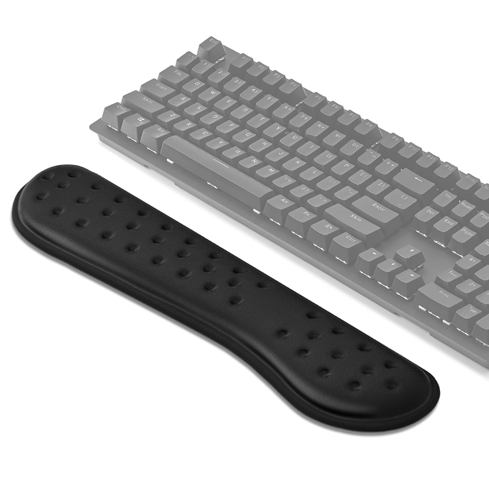 VANKEY Keyboard Wrist Rest Memory Foam Keyboard Wrist Pad Ergonomic Wrist Support for Keyboard Comfortable Typing - Anti-Slip