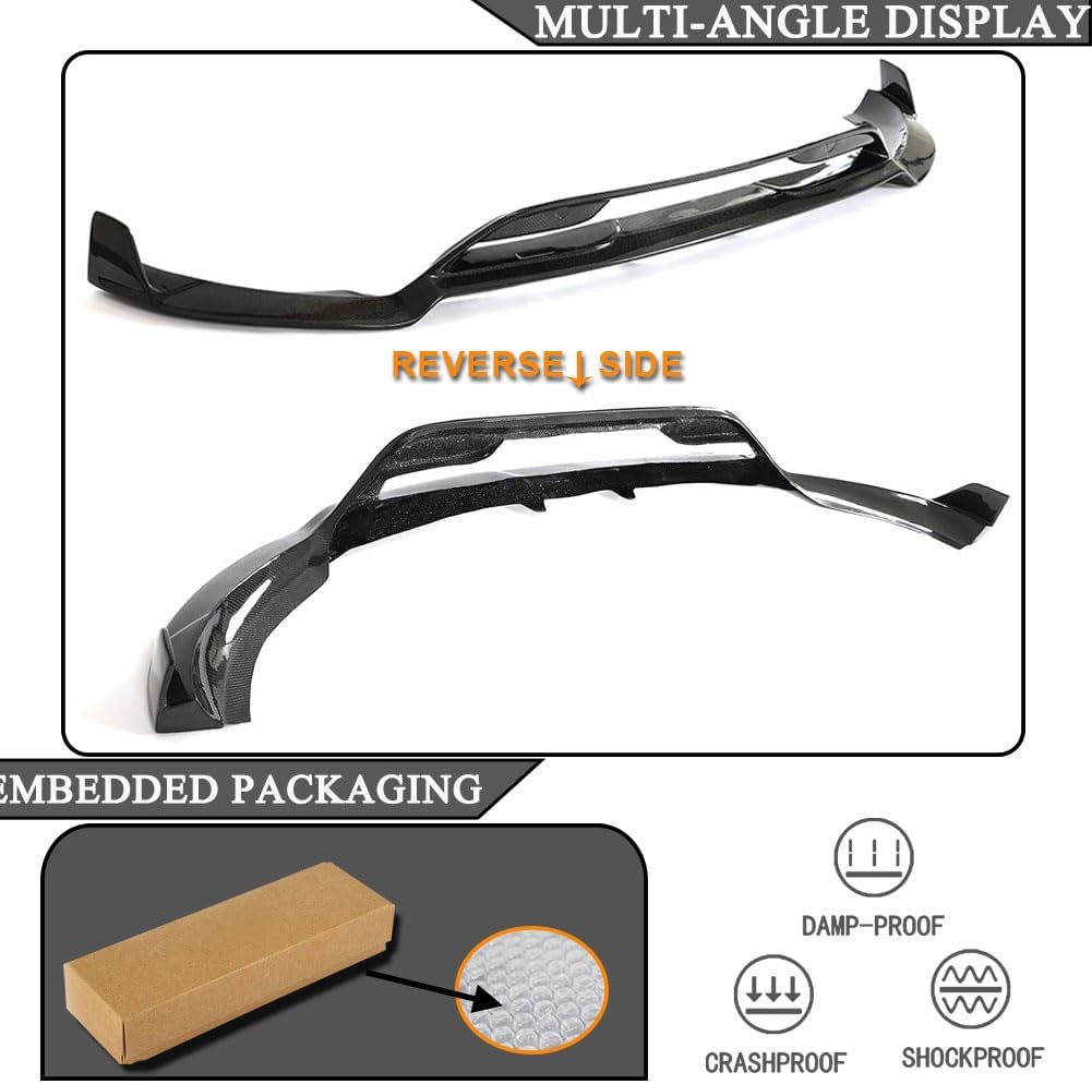 Carbon Fiber Front Lip for Mercedes Benz GLE Class GLE63 AMG SUV 4Door 2021-2023 Front Bumper Lip Chin Spoiler Factory Outlet