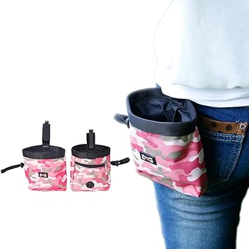 Amazon Doglemi 犬用 トレーニングポーチ トリーツポーチ ベルトポーチおやつ入れ ウエストポーチ トレーニング 訓 練 お散歩 お菓子 小物入れ袋 迷彩 ピンク Doglemi 食器 ボウル 通販