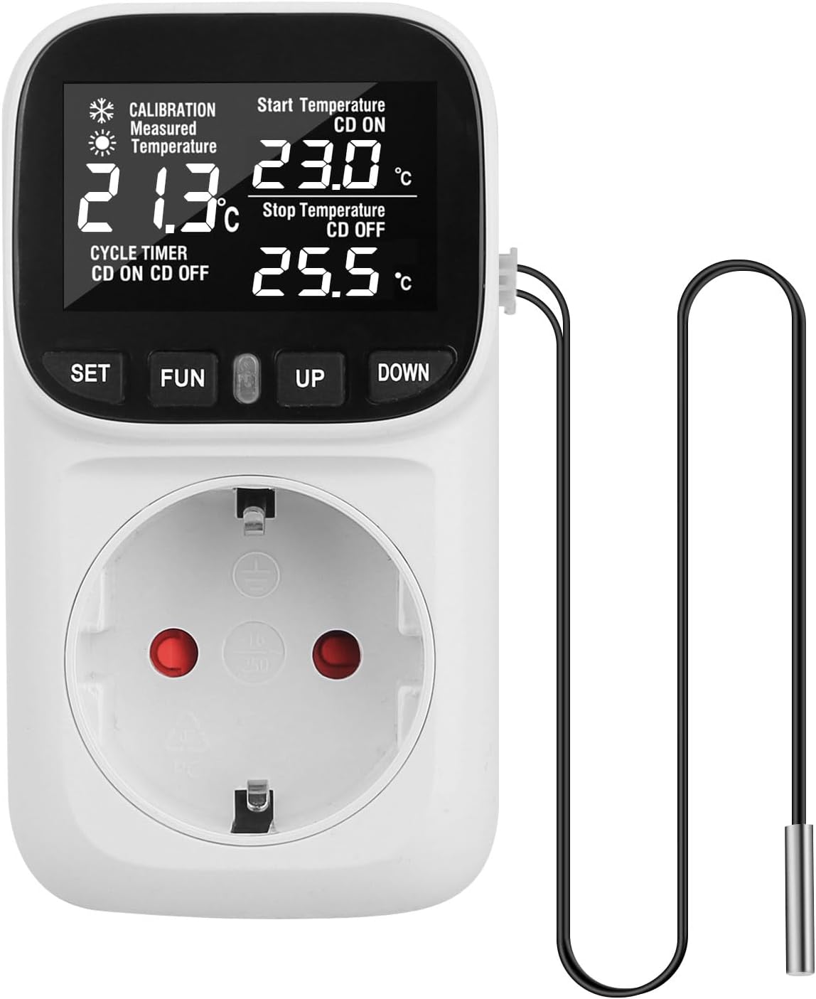 Termostato digital con sonda 230 V