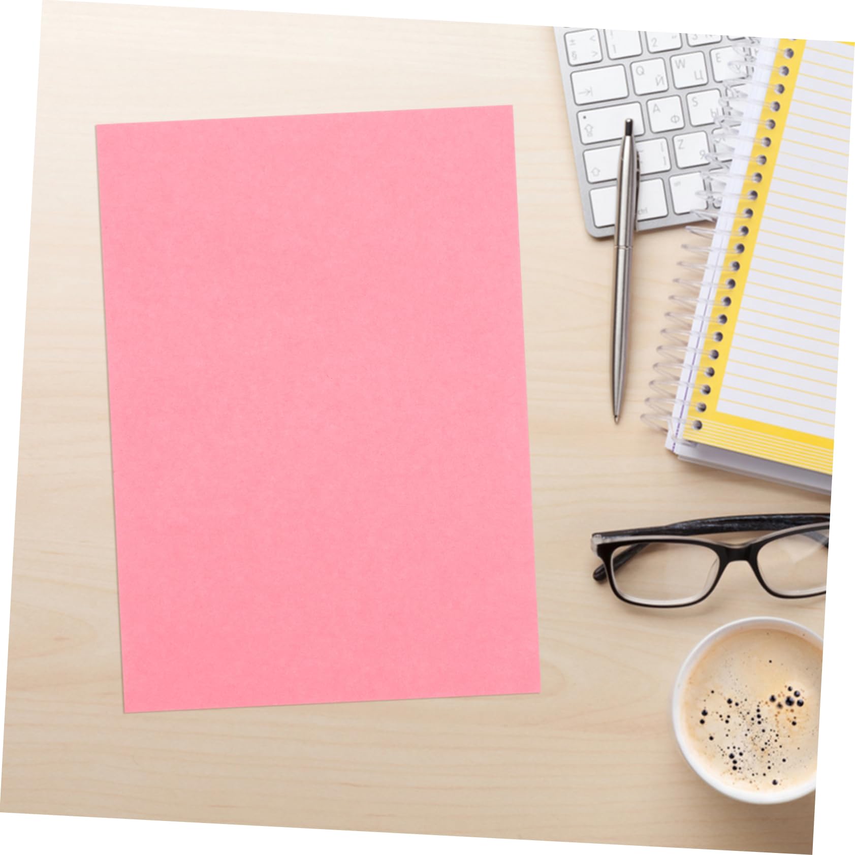 Gatuida 500piezas Papel de Impresión de Color Rosa Hojas para Copiar Papel para Documentos Manualidades y Proyectos de Bricolaje para Escuela y Oficina