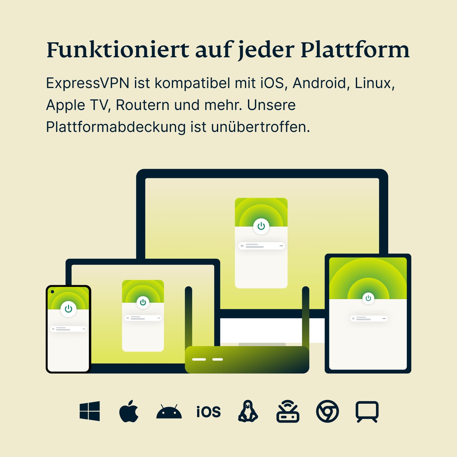 ExpressVPN, 1 Monat, Kompatibel mit allen Geräten, Digitaler Code