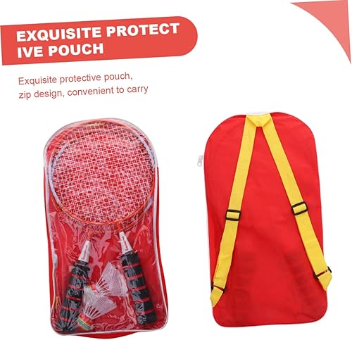 Miniatura 9 de BESPORTBLE 3 juegos de raqueta de bádminton accesorios de juego de bádminton trajes de tenis para niños, raqueta de tenis al aire libre, lámpara