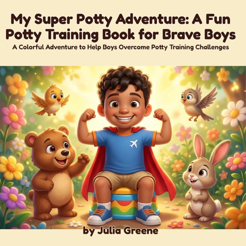 My Super Potty Adventure: A Fun Potty Training Book for Brave Boys: A Colorful Adventure to Help Boys Overcome Potty Training Challenges