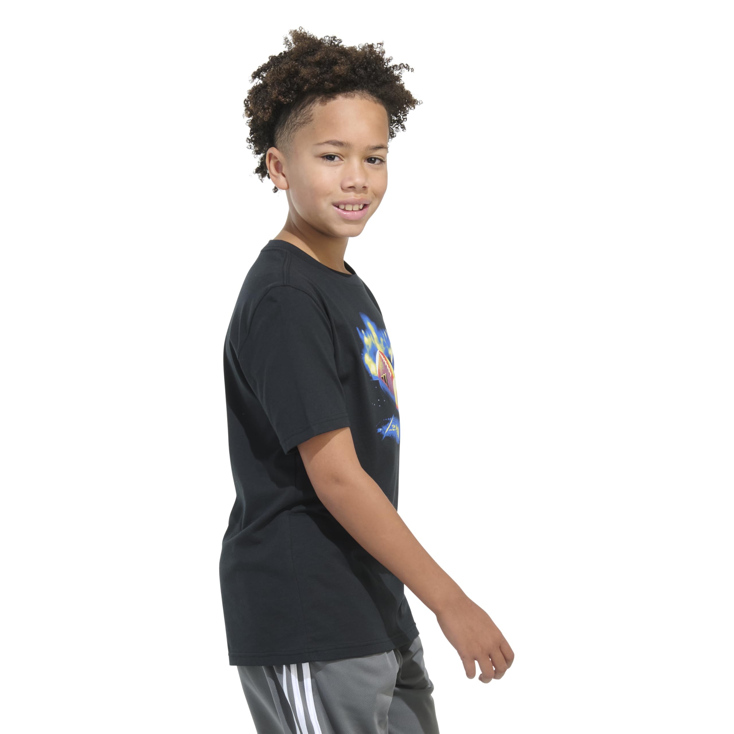 adidas Kurzärmeliges Heatmap-Fußball-T-Shirt für Jungen
