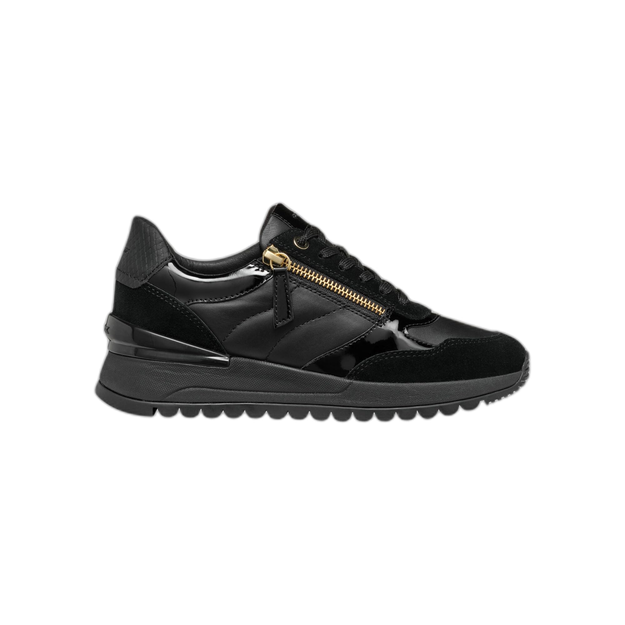 Geox Women's D Desya ASneaker, Black A, 4 UK