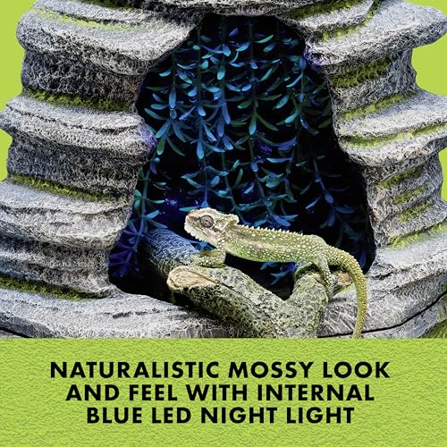 Zilla Spring Cave Décor with Blue LED, Rain Chamber, One Size, ECOM by Zilla - Image 6