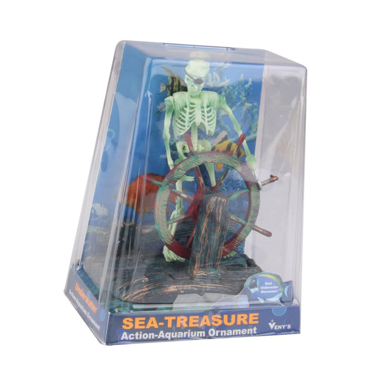 Ipetboom Décoration D'aquarium À Air Comprimé 3 Pièces Décor De D'aquarium en Plastique Ornement De Crâne Ornements D'aquarium