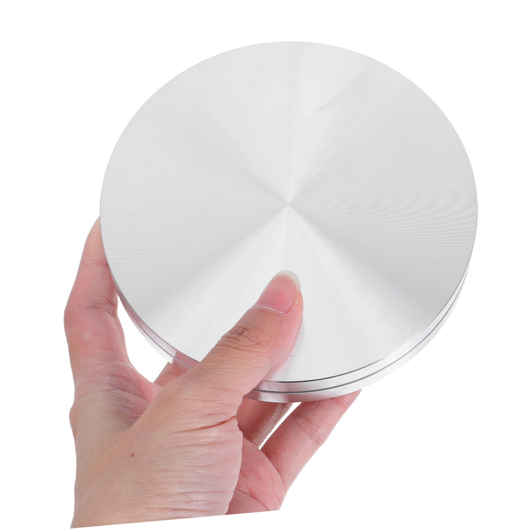 Artibetter Manuelle Drehscheibe aus Legierung mit Glatter und Stabiler Rotation 12x12x1,9 cm Keramischer Drehteller für Professionelle Studios und Hobby-keramiker