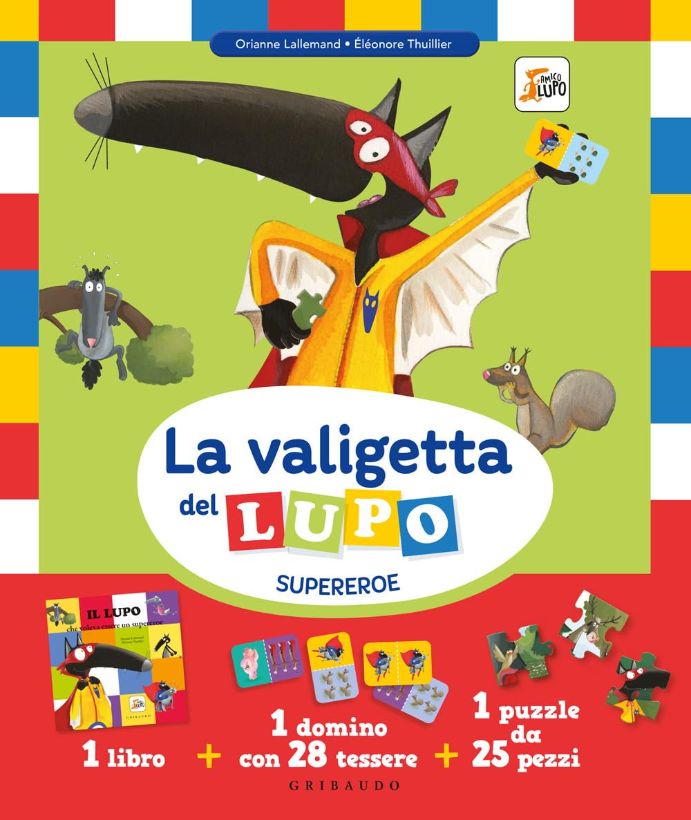 La Valigetta Del Lupo Supereroe. Amico Lupo. Con Domino E Puzzle - 4