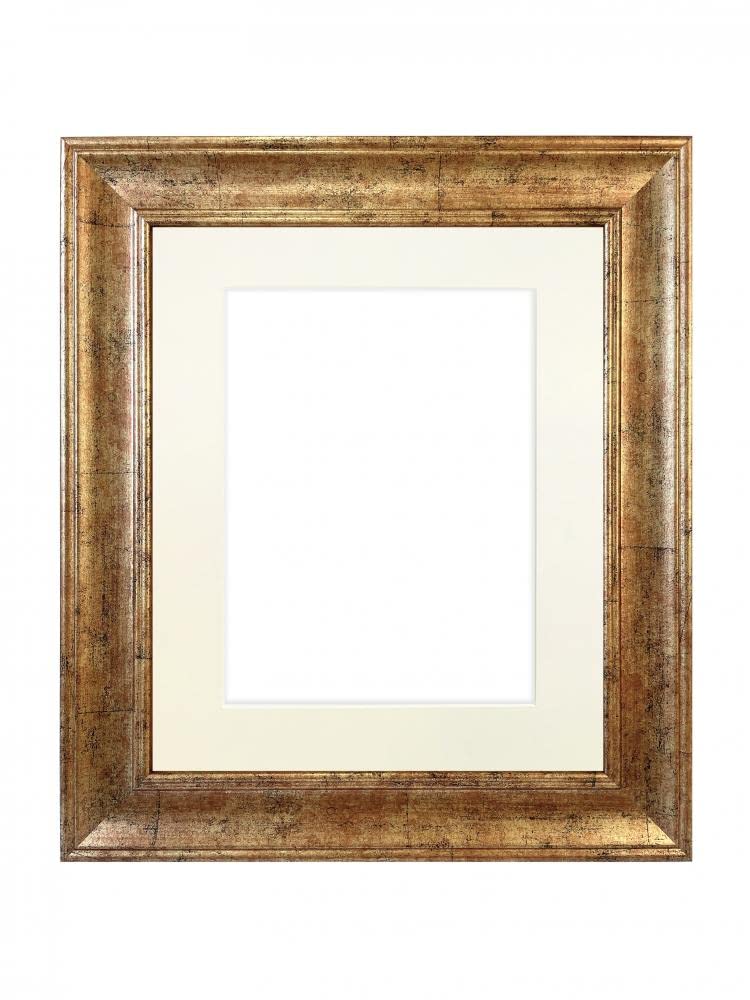 Frames By Post Gold Ivory Mount Scandi Antique Gold Picture Photo Frame With Ivory Mount A1 Image Size A2 Plastic Glass