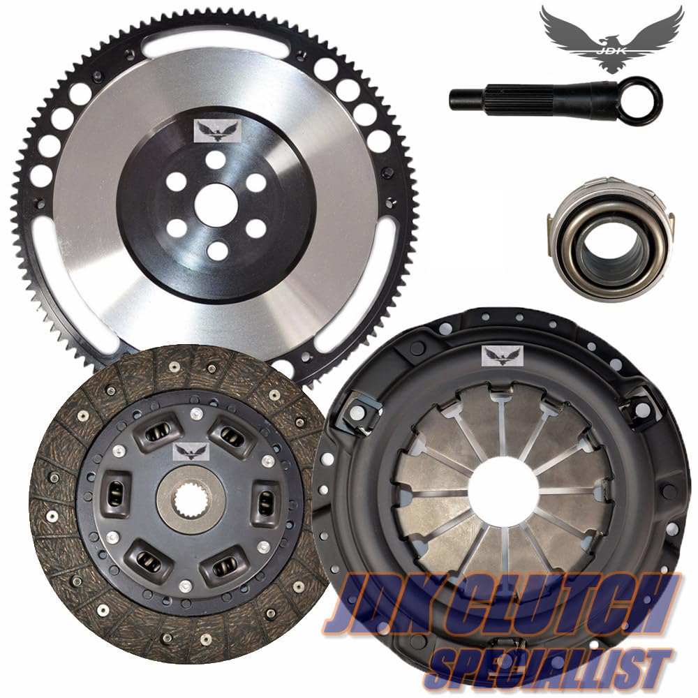 XTD CLUTCHJDK Stage 1 Clutch Kit + 10 Lbs Flywheel Compatible with ACURA INTEGRA YS1 CABLE TRANNY 1.7L 1.8L DOHC B17 B18 (1992-1993)
