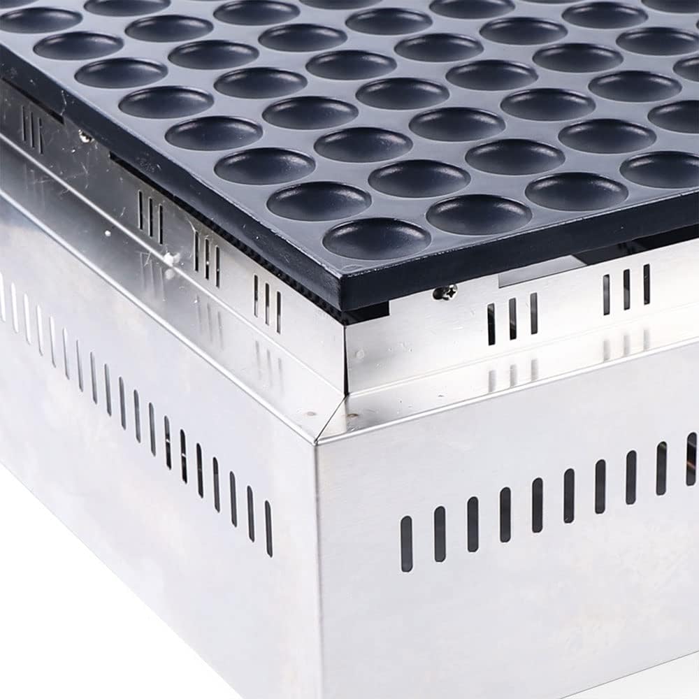 Muffin Maker, 100-Cup Nonstick Gas Muffin Pan with Quick Heat-Up & 3 Adjustable Knobs, Large Capacity Commercial Muffin Baker for Home, Bakeries, Restaurants, Food Trucks, Roadside Stalls, Schools