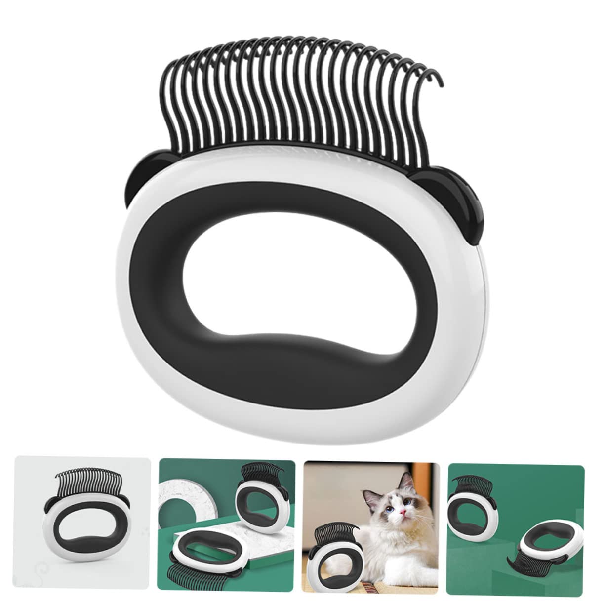 BESPORTBLE 5pezzi Pettine Per Toelettatura Gatti e Cuccioli Rimuove Pelo Sciolto e Grovigli Spazzola Morbida e Facile Da Usare Accessorio Per Animali Domestici Adatto Per Gatti e Cani Indoor