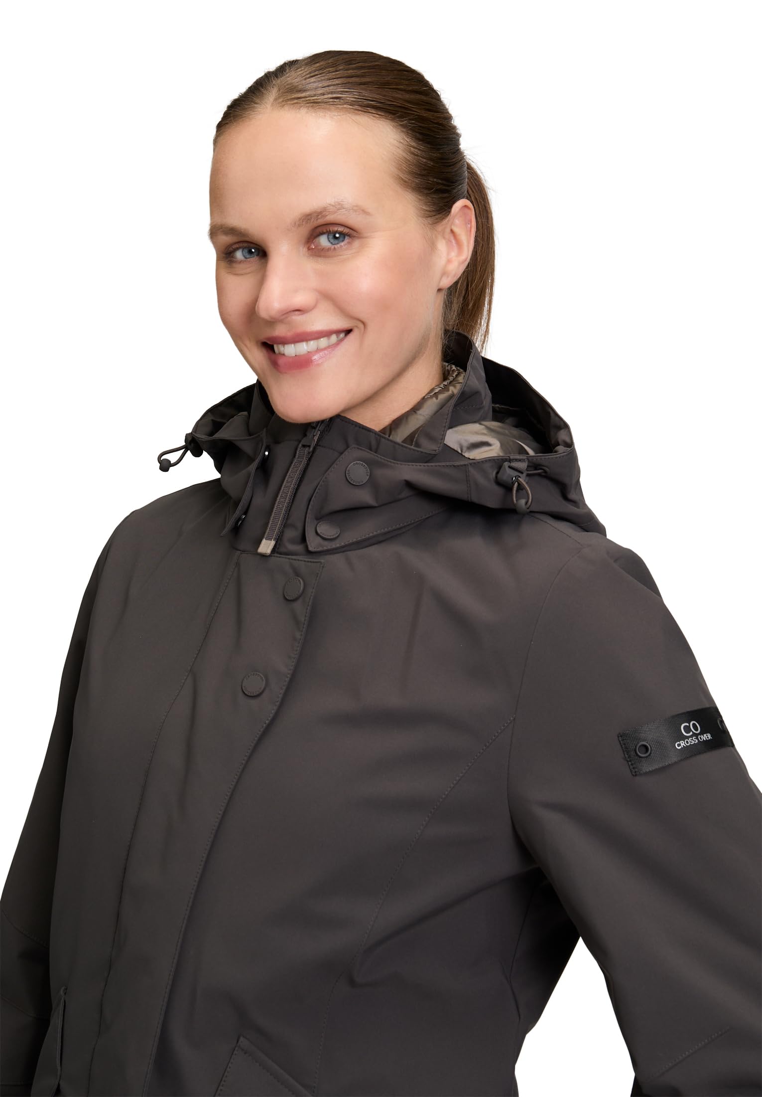 Betty Barclay Damen 3 in 1 Jacke mit Abnehmbarer Kapuze