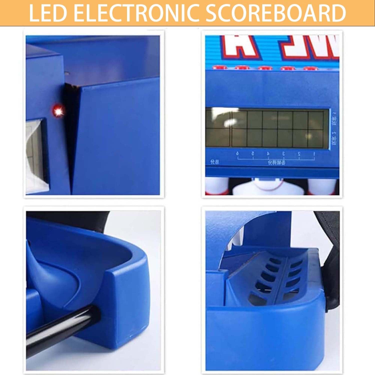 Zręcznościowa Gra W Kręgle, Elektroniczna Gra W Kręgle, Z Elektroniczną Tablicą Wyników Led, Automatyczny Reset, Łatwa W Przenoszeniu, Światła I Analogowe Efekty Dźwiękowe(3.5m)