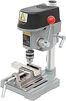 MSAIERPLR 3-Speed Mini Bench Drill Press 340W 110V Tabletop for DIY Precision Drilling Projects