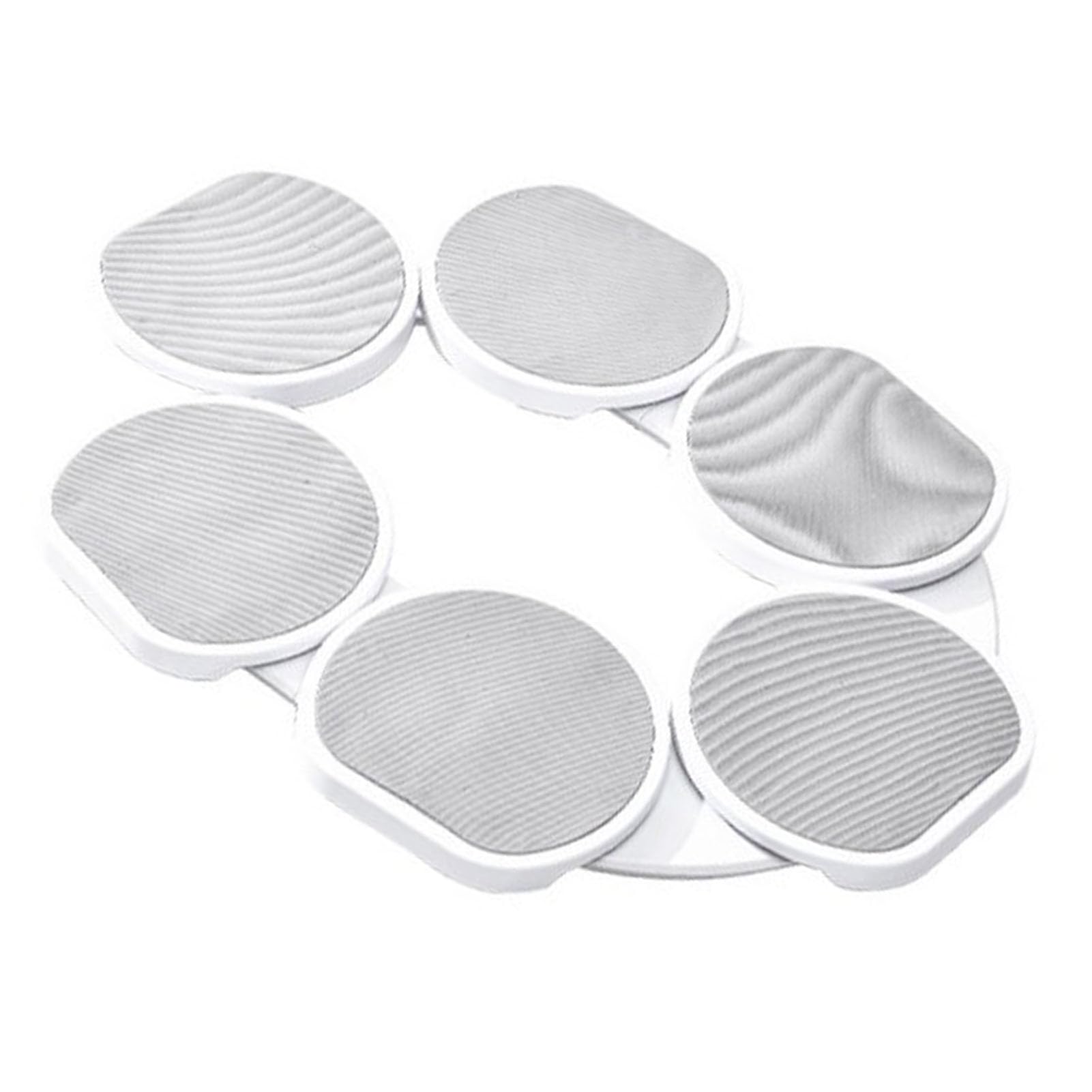 Electric Lazy Susan for Tabletop, Dining Table Rotating Food Tray, Multifunction 360 Degree Rotation Food Serving Tray for Kitchen Parties Gatherings (6 Dish)