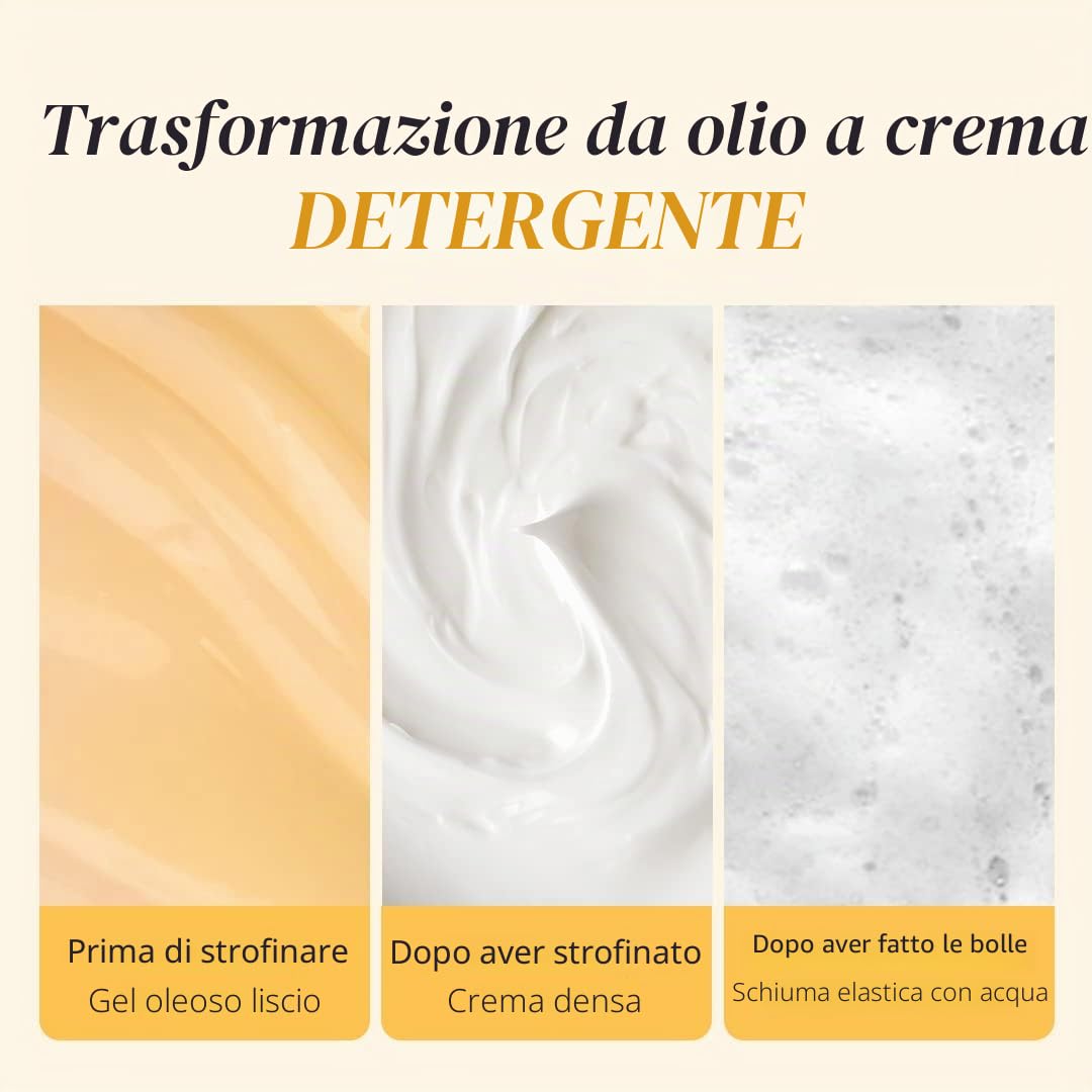 d'alba Crema Detergente Olio Ritorno al Tartufo Bianco Piemontese, Vegano, Facile Detergente One Step che Rimuove Sebo + Struccante