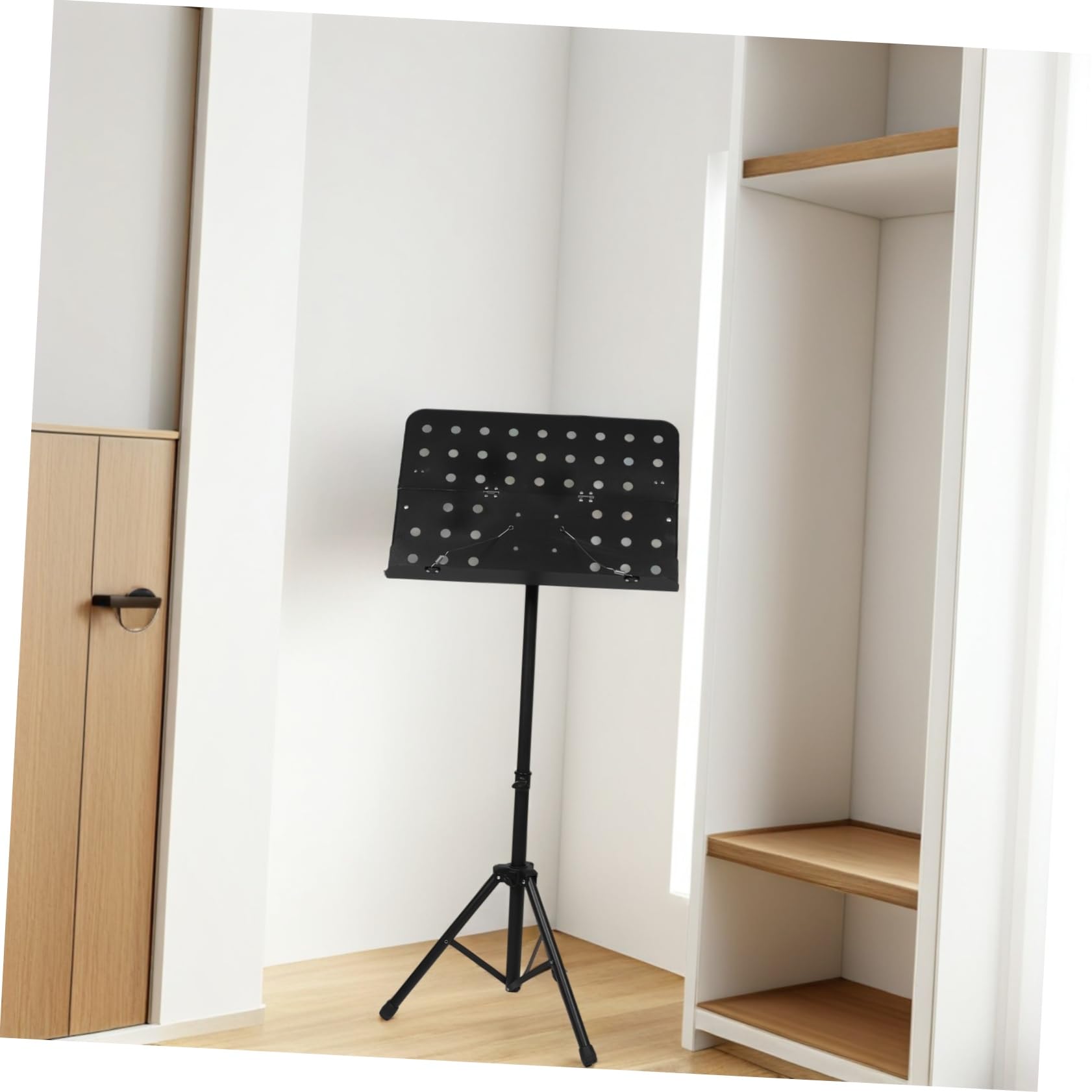 Toyvian Pupitre Portable Support Pliable Et Réglable En Hauteur Pour Partitions Idéal Pour Les Voyages La Pratique Du Piano Guitare De L'Orchestre Des Performances