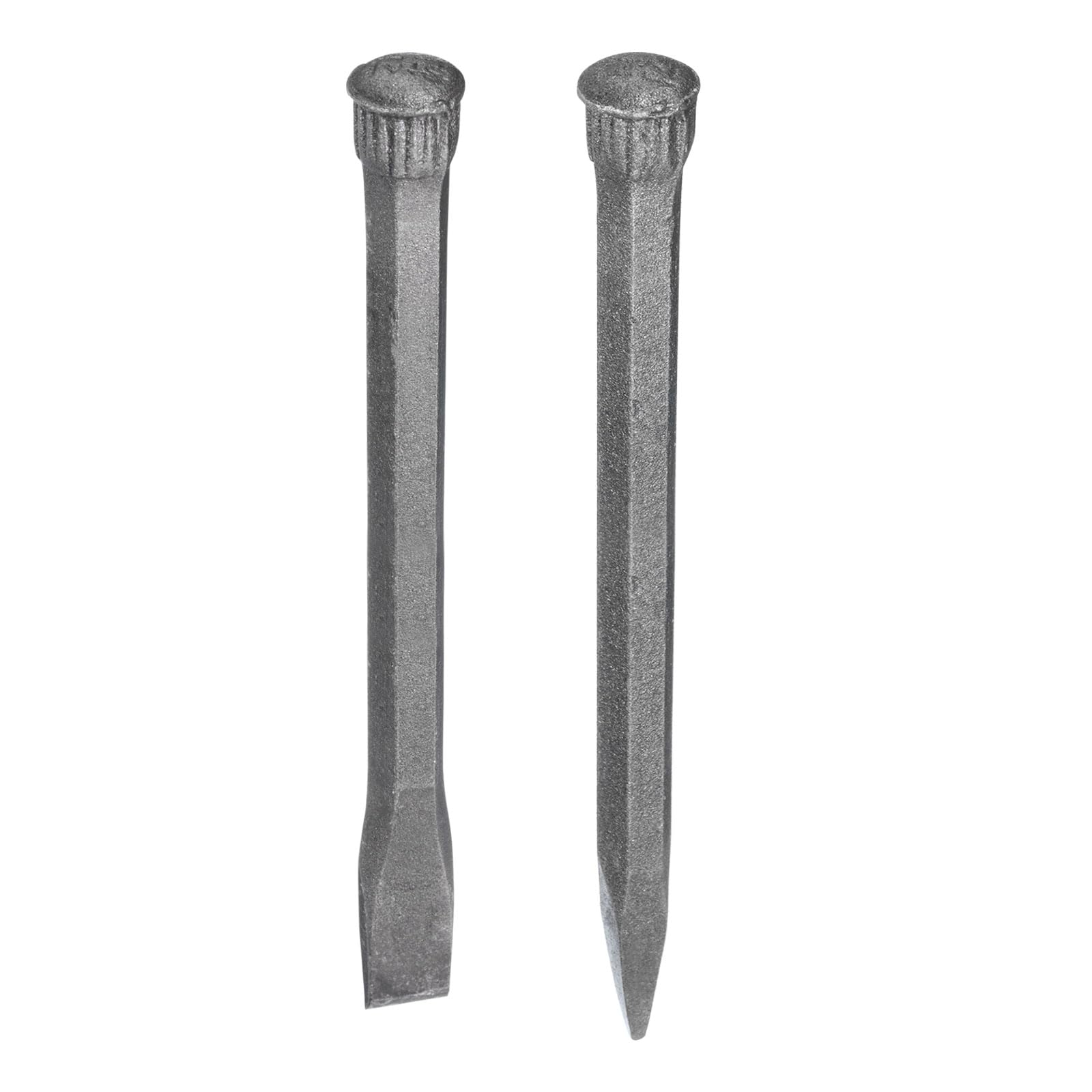 QUARKZMAN 1set Muro Scalpello Roccia 13.8" Piatto Testa 14.6" Punta Testa Roccia Calcestruzzo Malta Pietra Scalpello Mattone Scalpello Pietra Mattone Rompere Intagliare Demolire Spaccare