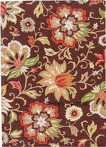 Image of Carpet Mahal Handmade Handwoven Tufted Made of 100% Soft Blended Wool Export Quality Carpets with 1 Inch Thickness (6x9 Feet) Color Multi