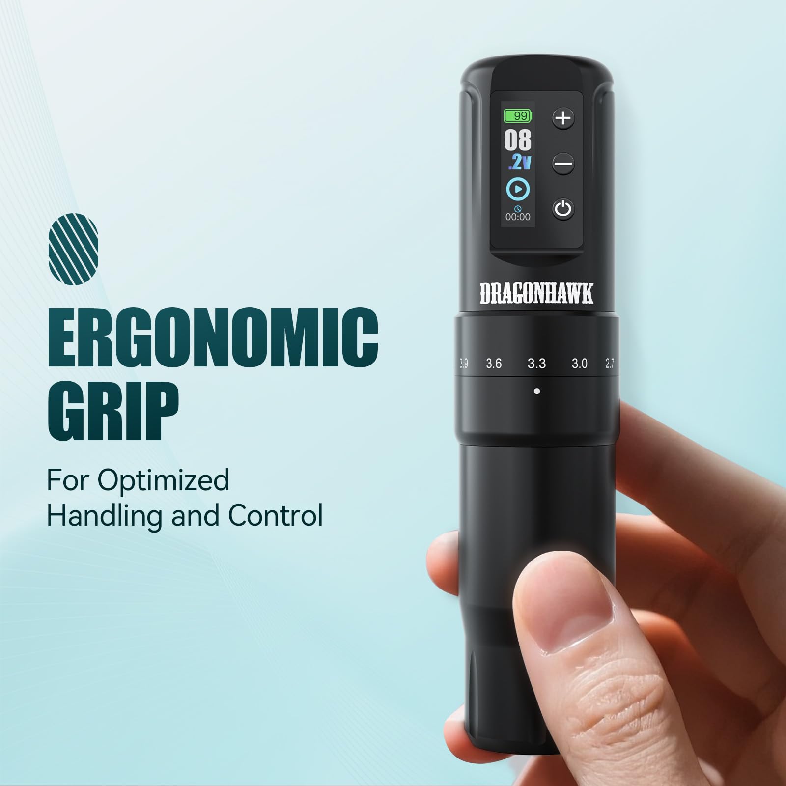 Amazon.com: Dragonhawk Atom2 Pro Cordless Tattoo Pen Machine - 7