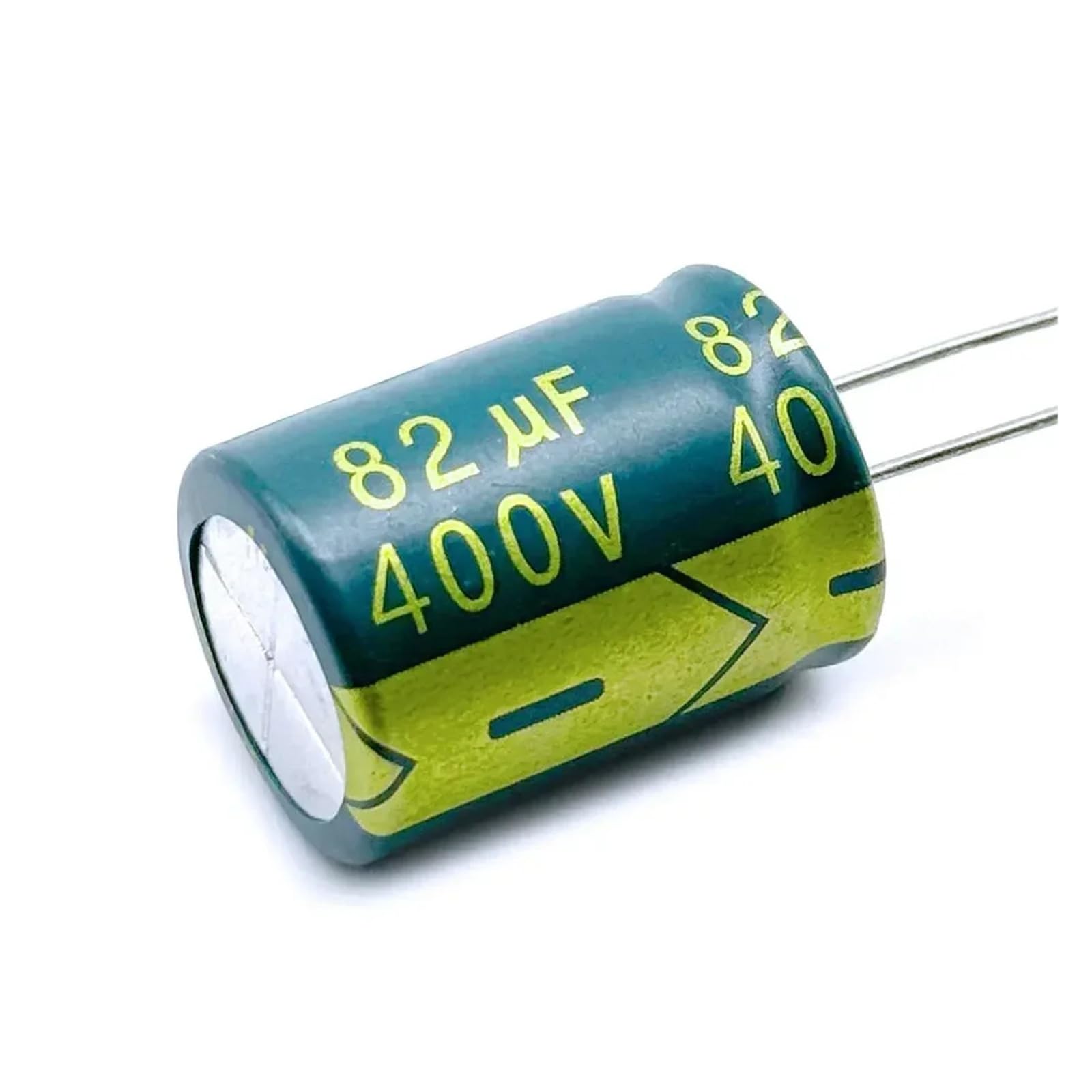 Condensateurs électrolytiques 400V 82UF en aluminium haute fréquence taille 16x25 lot de 2