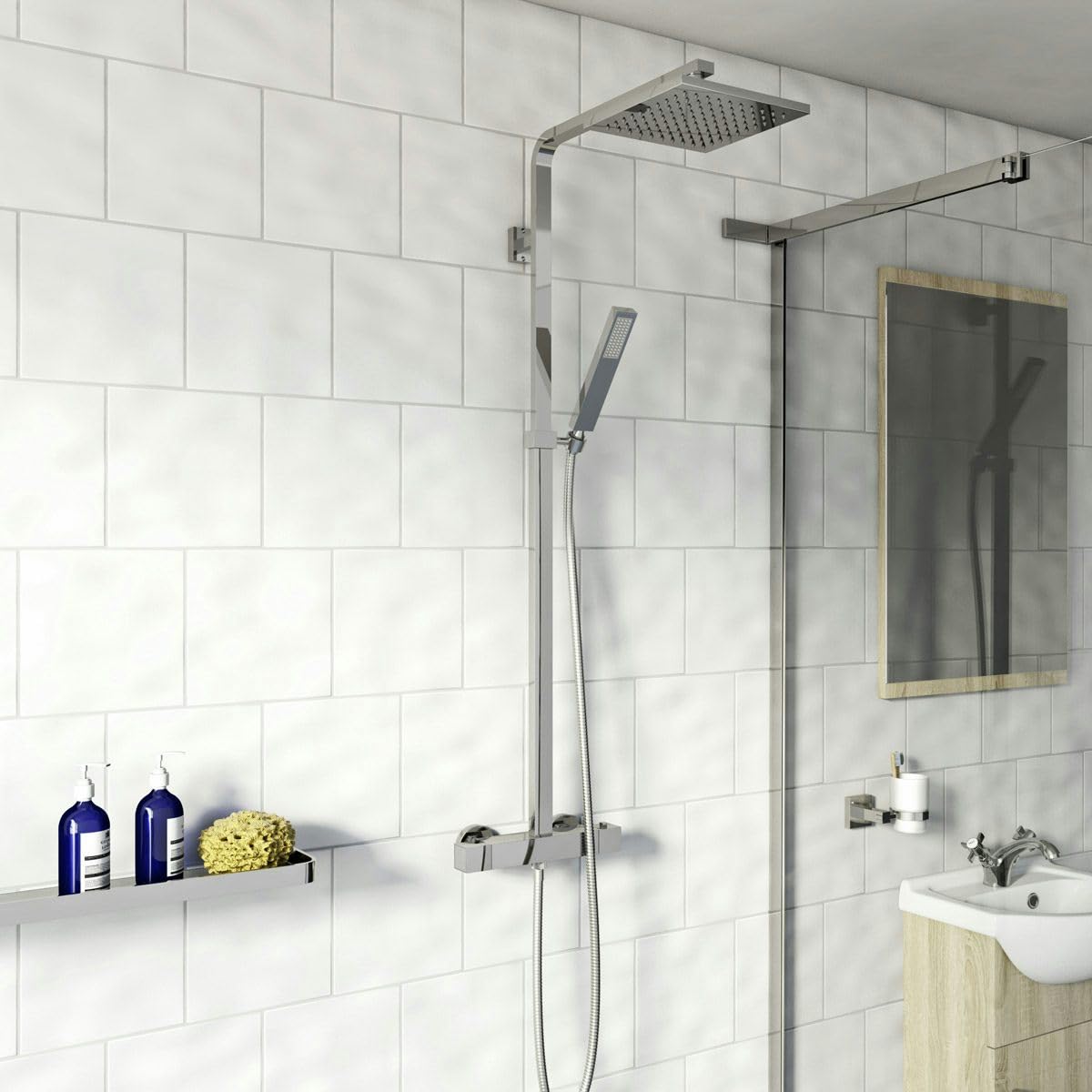 Orchard Wye Thermostatic Square Shower System