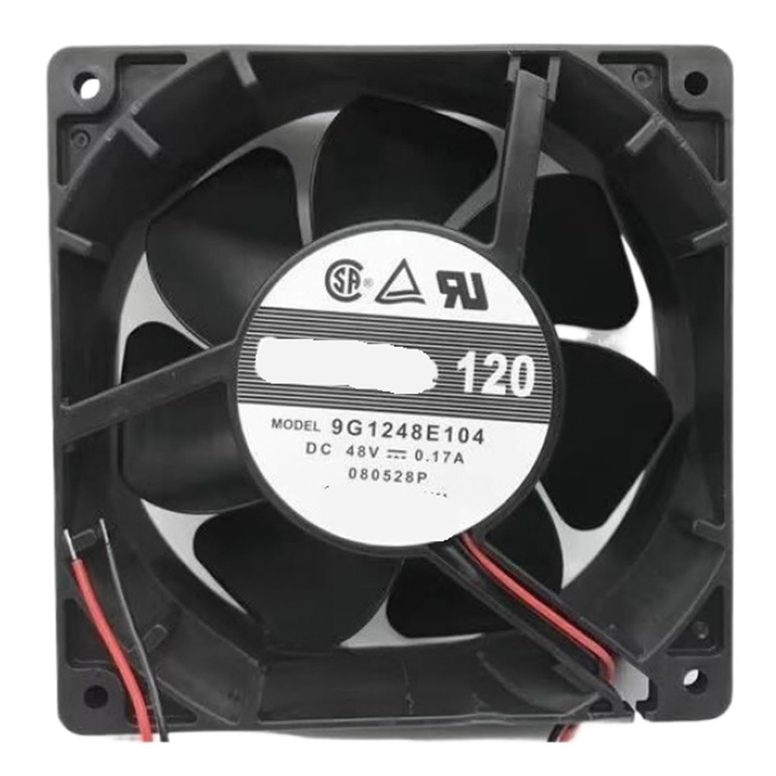 PEQYUACTE 9G1248E104 12038 DC48V 0.17A 12CM 2-Wire Cooling Fan