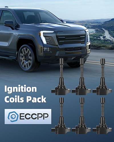 Vista 1713 de ECCPP Bobinas de encendido portátiles de repuesto para automóvil compatibles con Infiniti I30/para Nissan Maxima 3.0L V6 2000-2001 Reemplazo