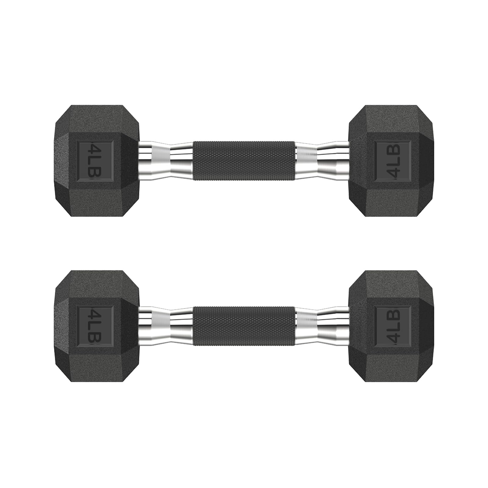 HANDBODE Hex Dumbbell Set 2.5-65 lb, Rubber Encased Hex Dumbbells for Home Gym, Weights Dumbbells Set of 2 Hand Weights for Strength Training &