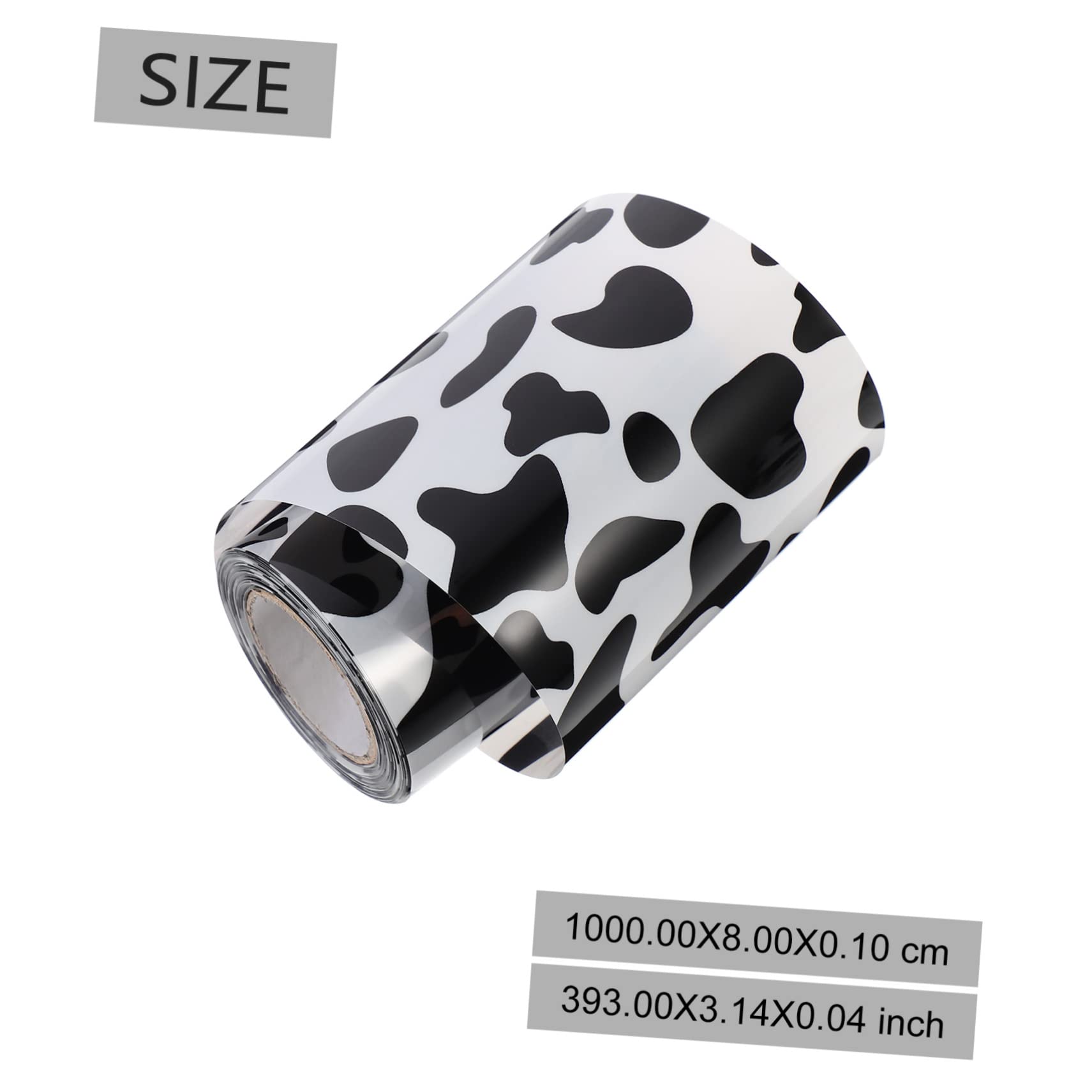 SUPVOX Mousse Rims Decorations Cake Surrounding Edges Cow Pattern for Party Dessert Decor