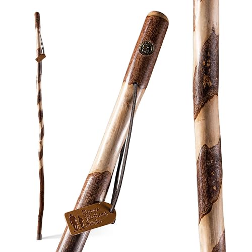 Brazos Rustic Wood Walking Stick, Twisted Sweet Gum