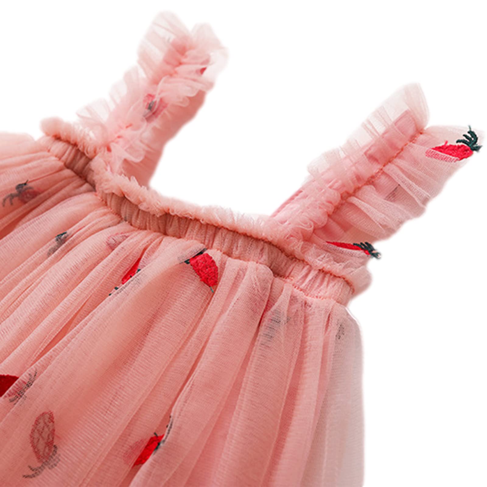 amropi Abito da Bambina Senza Maniche Tulle Confezione da 3 Vestito da Tutu per Bimba 0-3 Anni