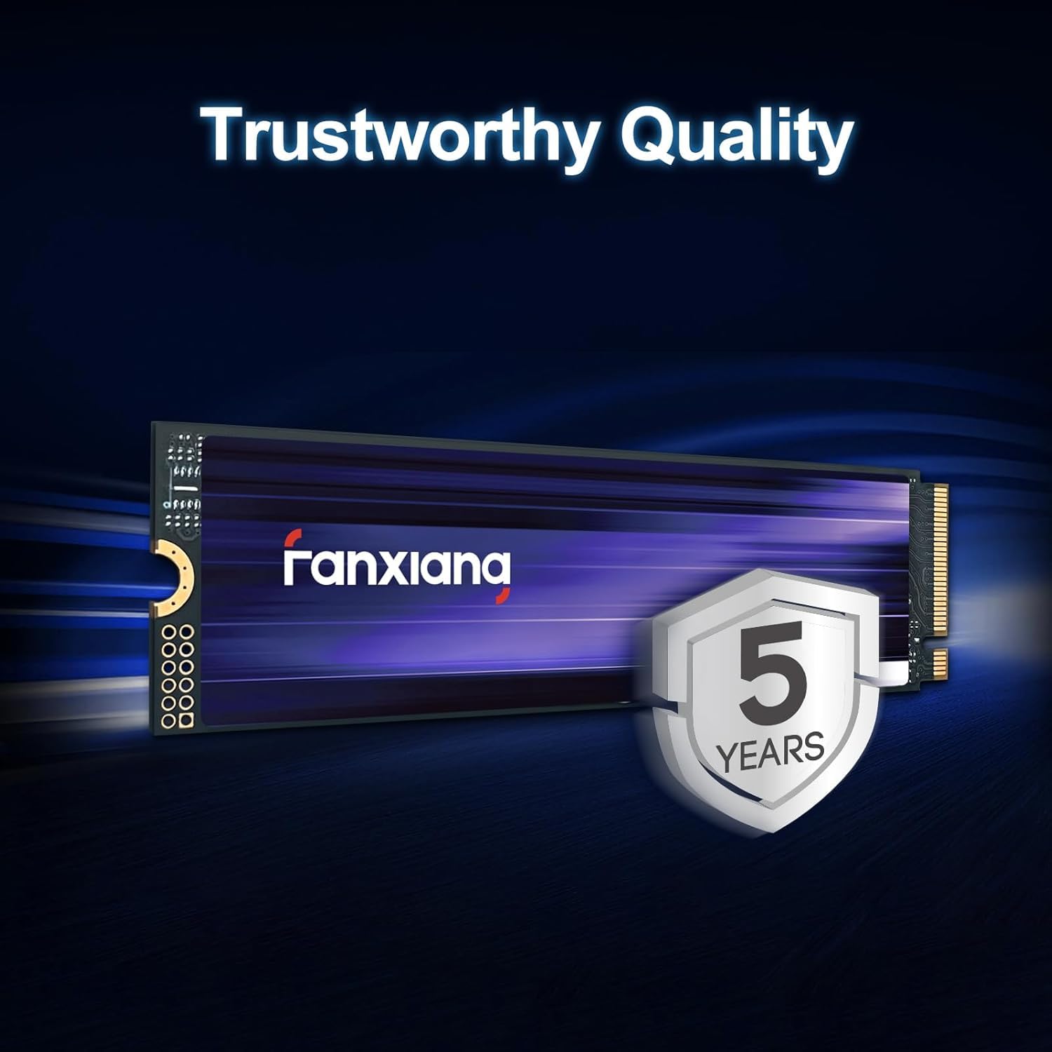 fanxiang SSD 4TB PCIe 4.0 NVMe SSD M.2 2280 Disco Duro Interno- hasta 7300 MB/s Compatible con Escritorio y portátiles, ssd ps5