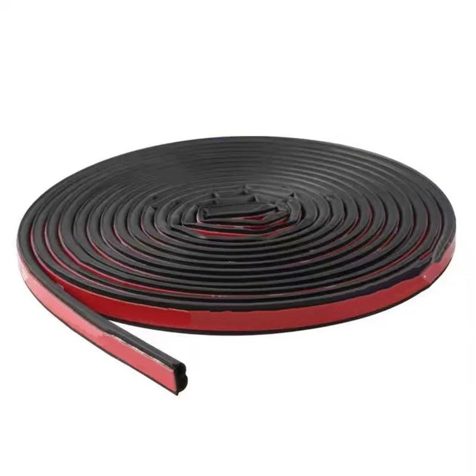 5M Car Window Rubber Seal /10M Car Door Seal Strips Sticker Weatherstrip Rubber Seals Sound Insulation Sealing Window Weatherstrip(5M)