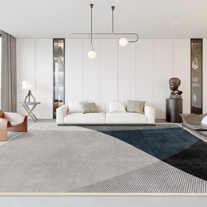 Tapis salon antidérapant lavable pour éviter les glissades