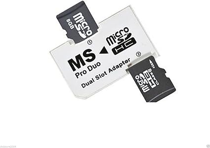 Adattatore doppio da 2 Micro SD TF a Memory Stick Pro Duo PSP \u0026 Digital  Camera : Amazon.it: Informatica