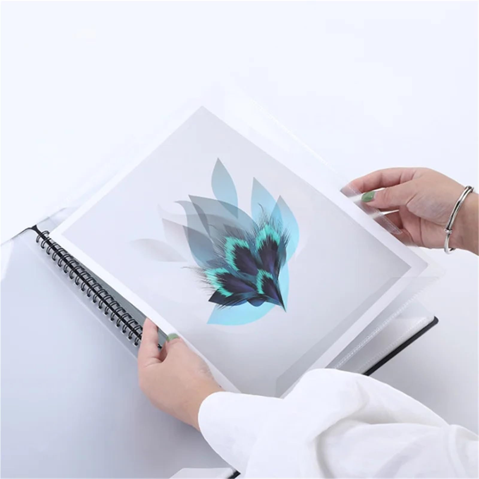 2Pcs 20 Pages Multi-layer Music Folder Für Mappe/Portfolio | File Plastic Filing Products Documents Bag A4 Piano Book Desk Organizer