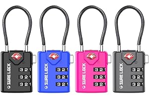 TSA Compatible Travel Luggage Locks Guaranteeing Secure International Shipping