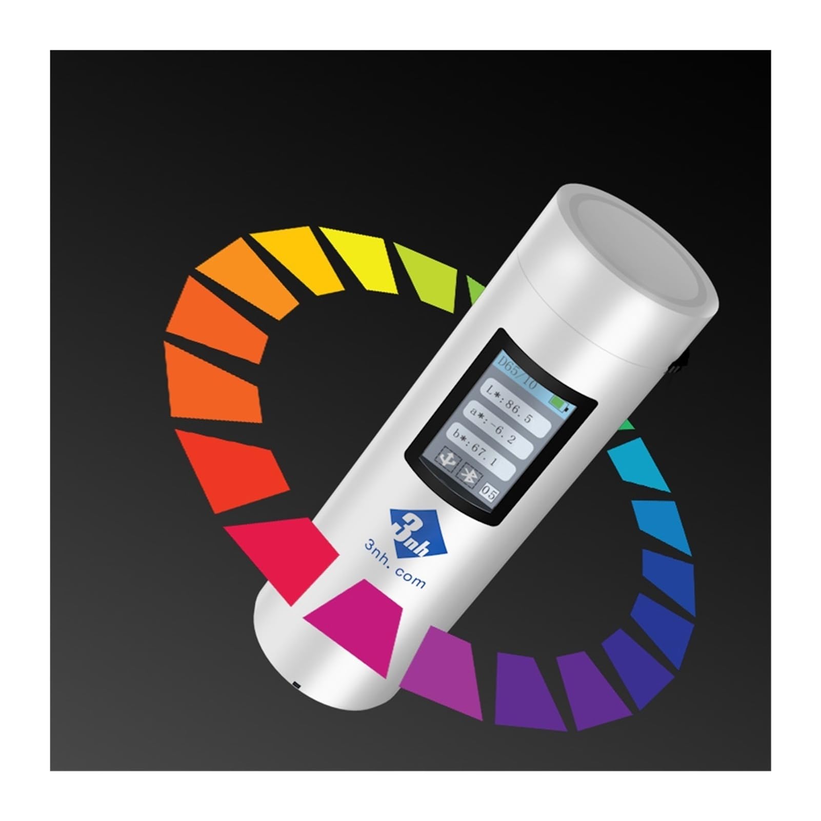 Spettrofotometro, Colorimetro portatile Professional Colorreader CR1 con APP 8mm Apertura di misurazione Alta precisione 0.1