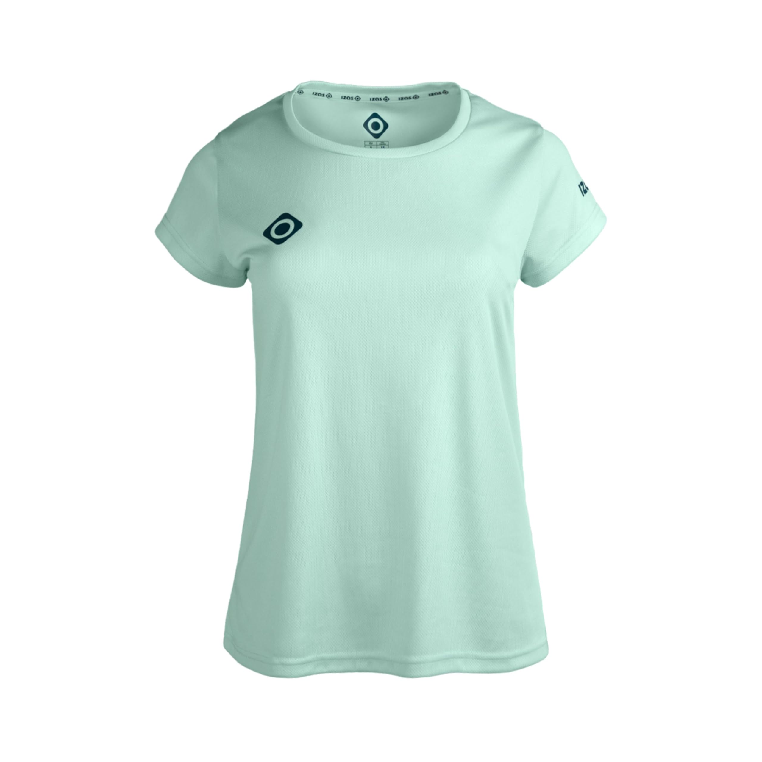 Izas Creus W V3 Camiseta Técnica Manga Corta de Mujer para Running y Outdoor, Tejido Dry and Hydrospeed, Ligera y Transpirable, Costuras Planas Antirroces, Secado Rápido