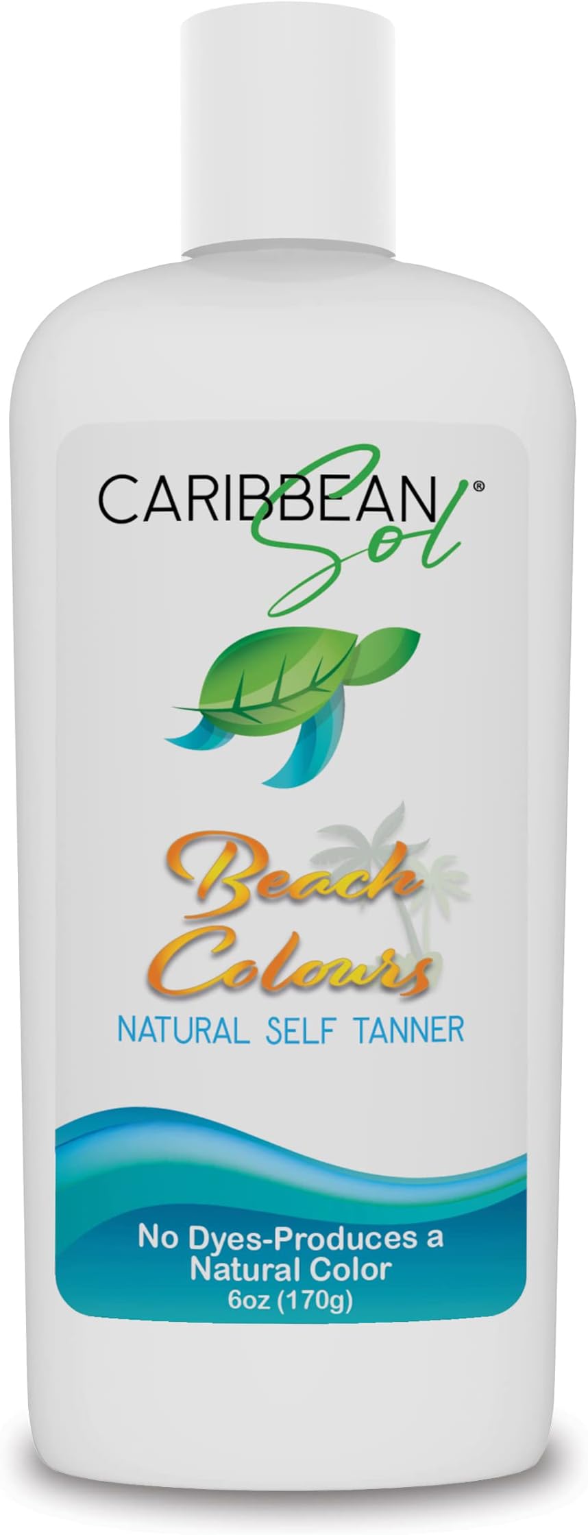 Beach Colours Natural Self Tanner, 6oz - Sunless Instant Self-Tanning Lotion for Women, Paraben-Free, Fragrance-Free, No Orange Streaks, Fake Bronzing Lotion for Face and Body Glow, For All Skin Types