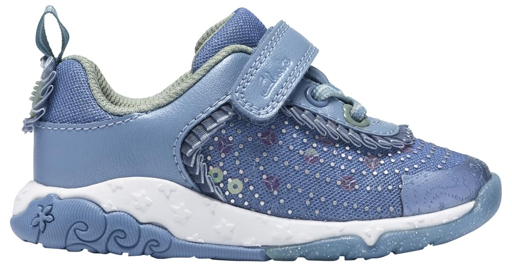 Clarks Tidal Wish T. Childrens Denim Combi, 6