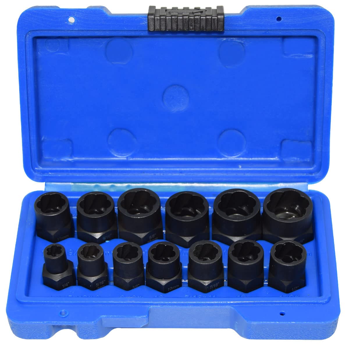 CNWOOAIVE Impact Bolt & Nut Remover Set, 13pcs Nut Bolt Extractor